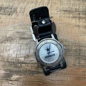 Vintage Dallas Cowboys Bob Cope official NFL Leather concho Band watch 80s 90s